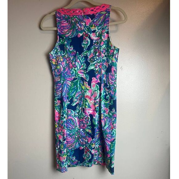 Lilly Pulitzer Ryder Shift Dress Indigo Exotic Escapade Dress Sz. 00 - Picture 5 of 7
